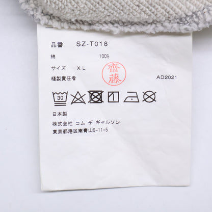 CDG シーディージー ｸﾞﾚｰ ﾉｰｽﾘｰﾌﾞﾊﾟｰｶｰ トップス XL