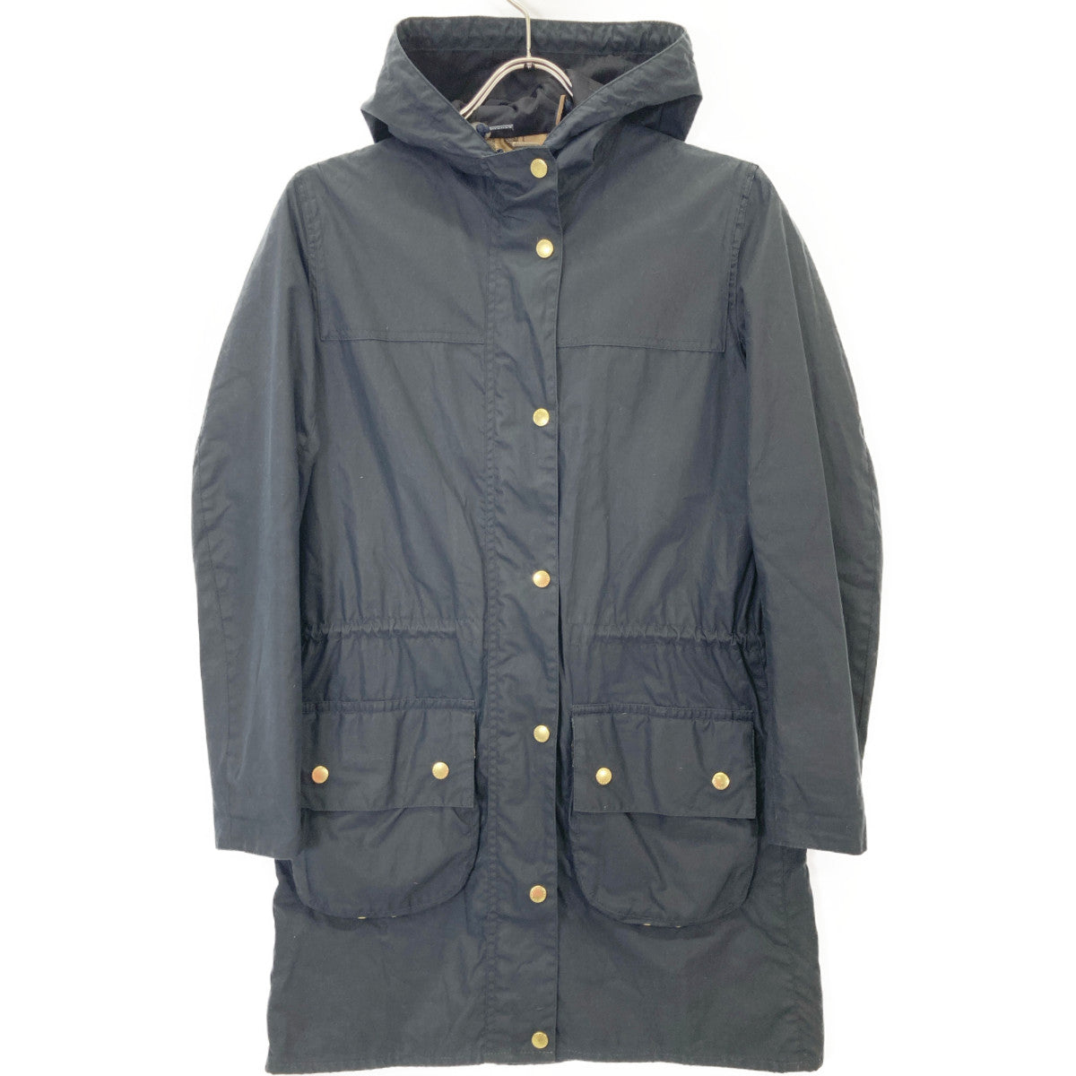 Barbour バブアー 1502075 ﾌﾞﾗｯｸ Wax Durham ｵｲﾙﾄﾞ ｺｰﾄ コート 38