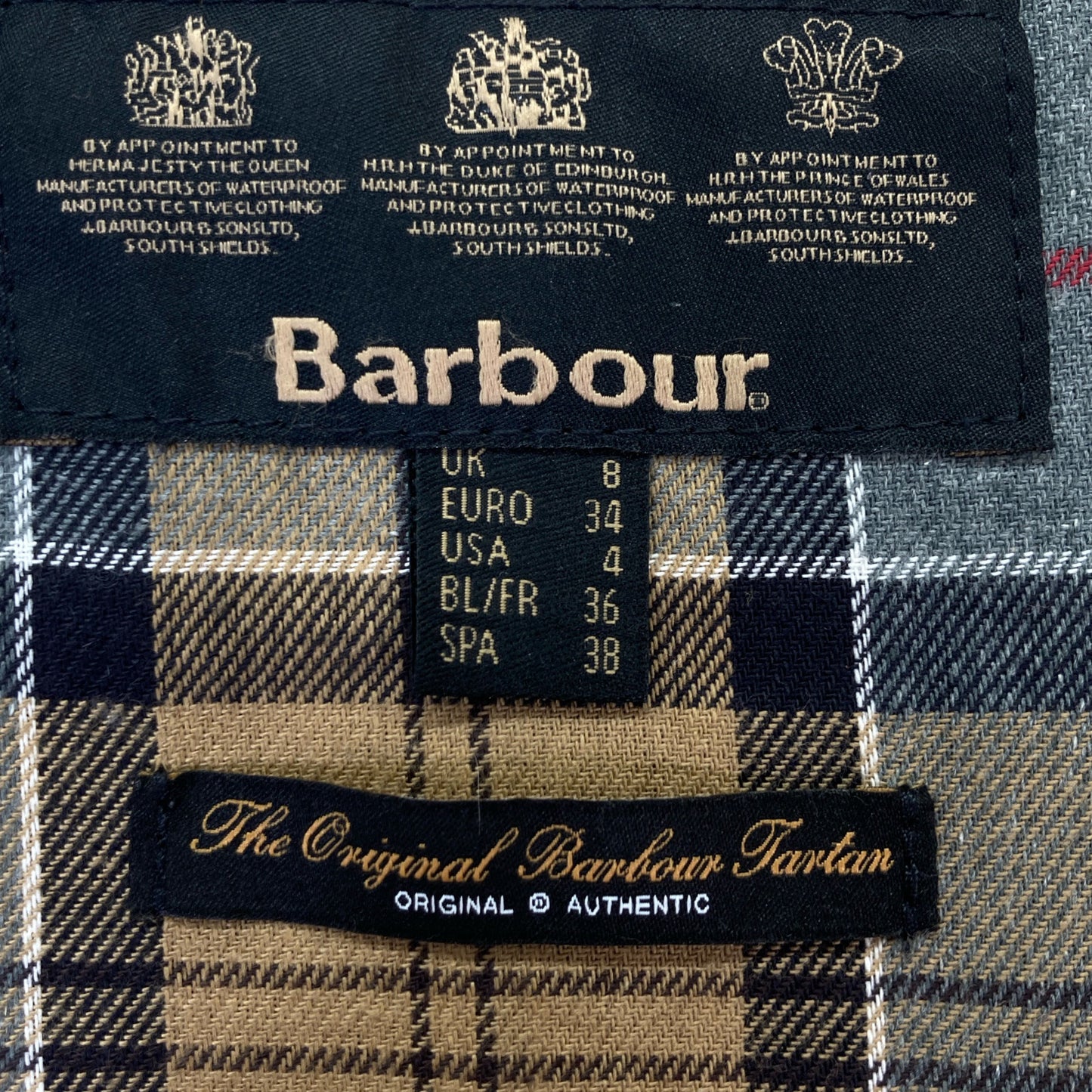 Barbour バブアー 1502075 ﾌﾞﾗｯｸ Wax Durham ｵｲﾙﾄﾞ ｺｰﾄ コート 38