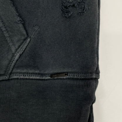 DIESEL ディーゼル BG000014 ｸﾞﾚｰ ﾀﾞﾒｰｼﾞ加工 ｼﾞｯﾌﾟｱｯﾌﾟﾊﾟｰｶｰ ジャケット S