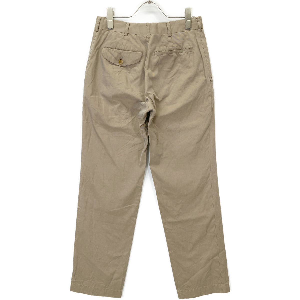 COMMEdesGARCONS HOMME PLUS コムデギャルソンオムプリュス 01年製 ﾍﾞｰｼﾞｭ ｺｯﾄﾝ ﾁﾉﾊﾟﾝﾂ ボトムス S