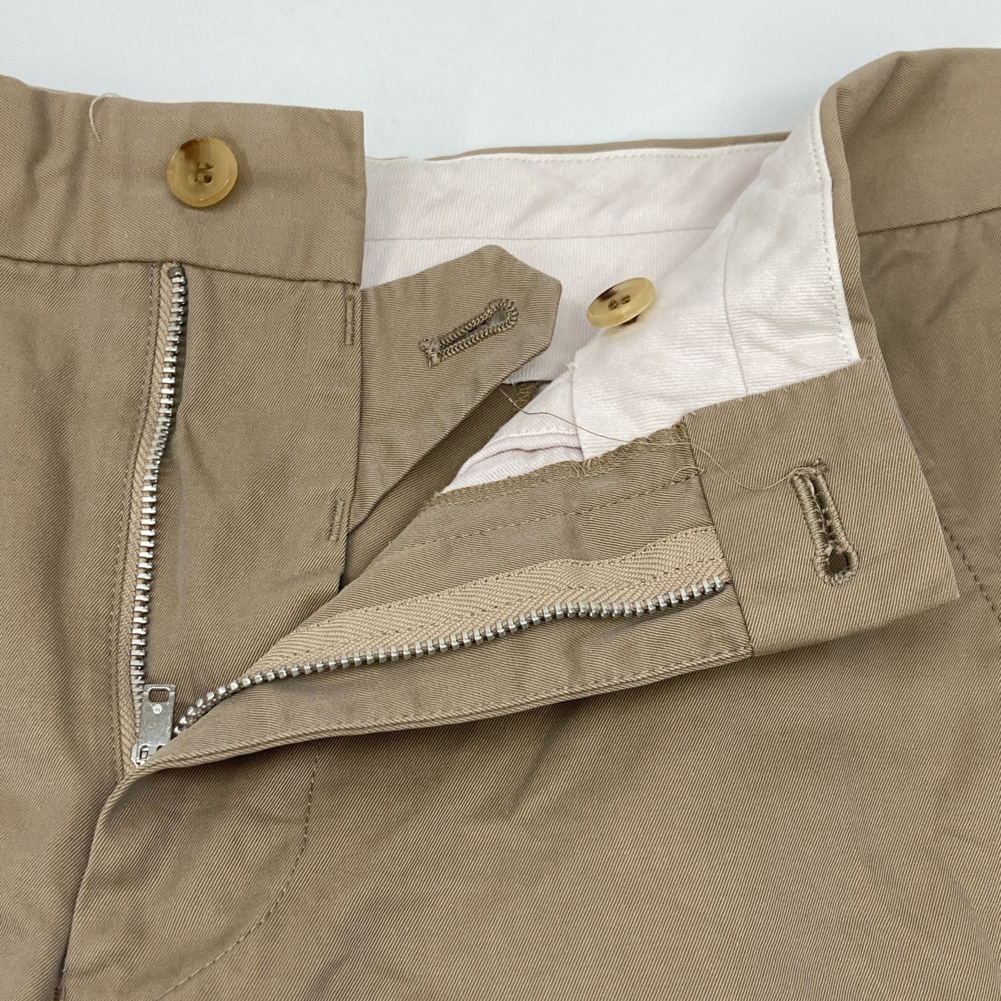 COMMEdesGARCONS HOMME PLUS コムデギャルソンオムプリュス 01年製 ﾍﾞｰｼﾞｭ ｺｯﾄﾝ ﾁﾉﾊﾟﾝﾂ ボトムス S