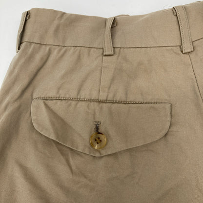 COMMEdesGARCONS HOMME PLUS コムデギャルソンオムプリュス 01年製 ﾍﾞｰｼﾞｭ ｺｯﾄﾝ ﾁﾉﾊﾟﾝﾂ ボトムス S