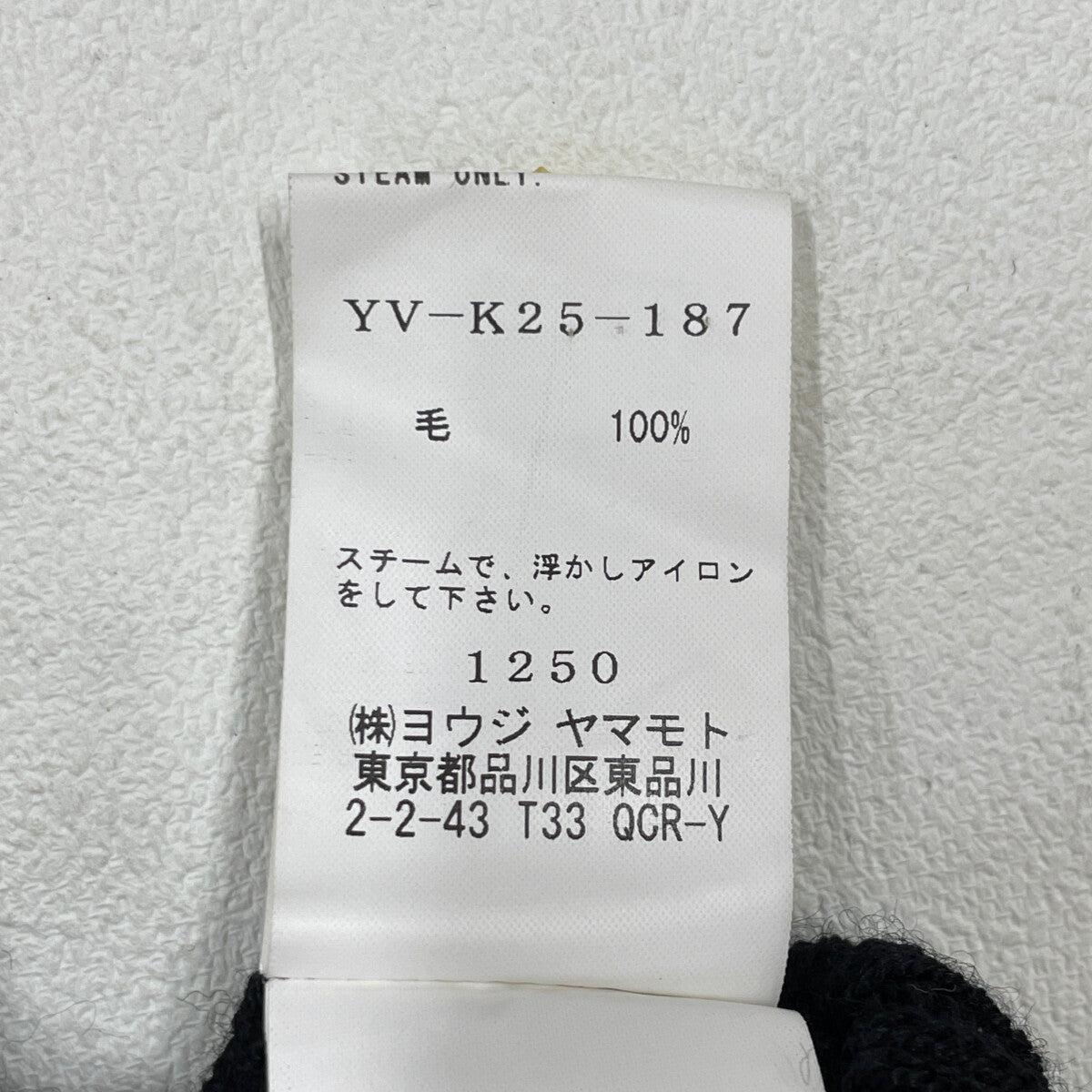 Y's ワイズ YV-K25-187 ﾌﾞﾗｯｸ ﾗｲﾝ ﾀｰﾄﾙﾈｯｸ ﾆｯﾄ トップス 2