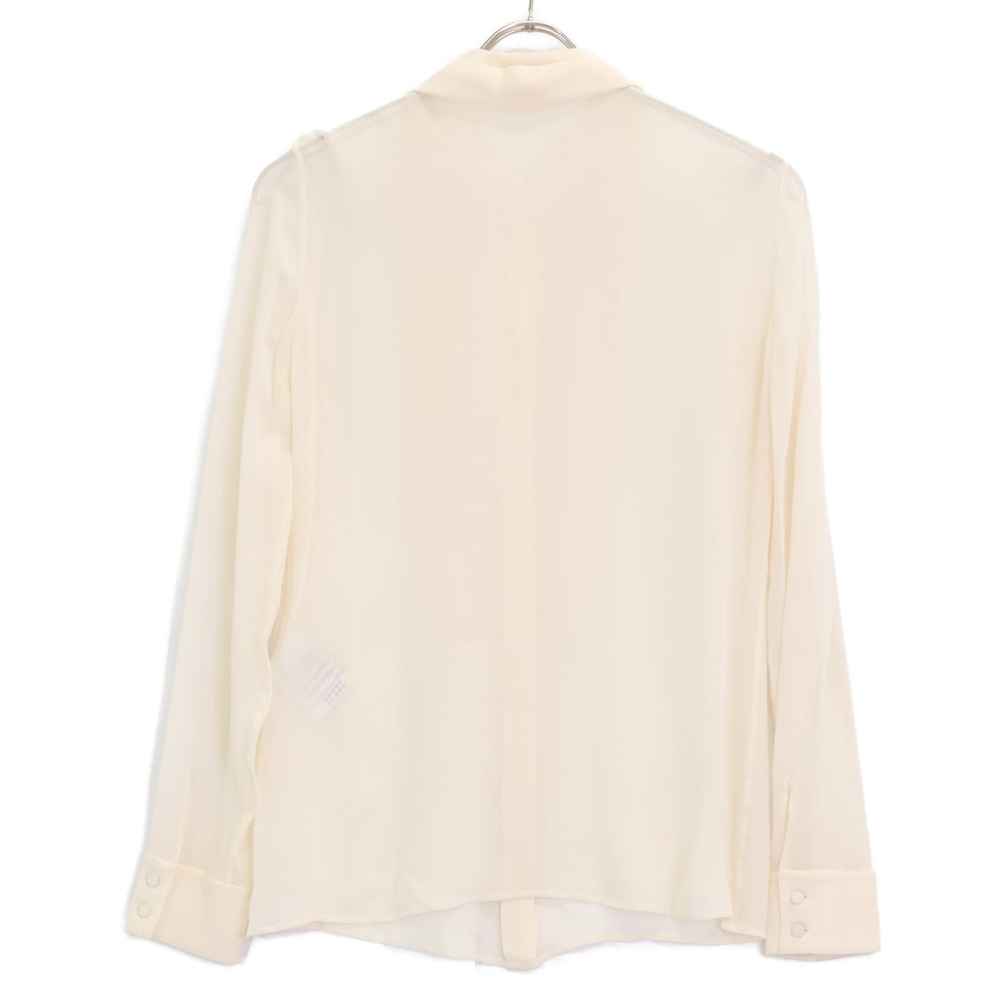 SAINT LAURENT PARIS サンローランパリ 13年 ｱｲﾎﾞﾘｰ シルク　339635 YA58A ｼｰｽﾙｰｼｬﾂ　エディ期 トップス 36