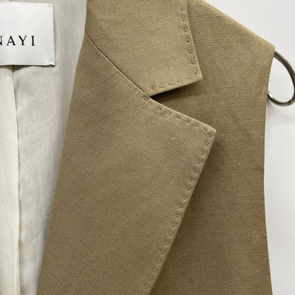 ANAYI アナイ ﾍﾞｰｼﾞｭ ﾛﾝｸﾞｼﾞﾚ ベスト 36