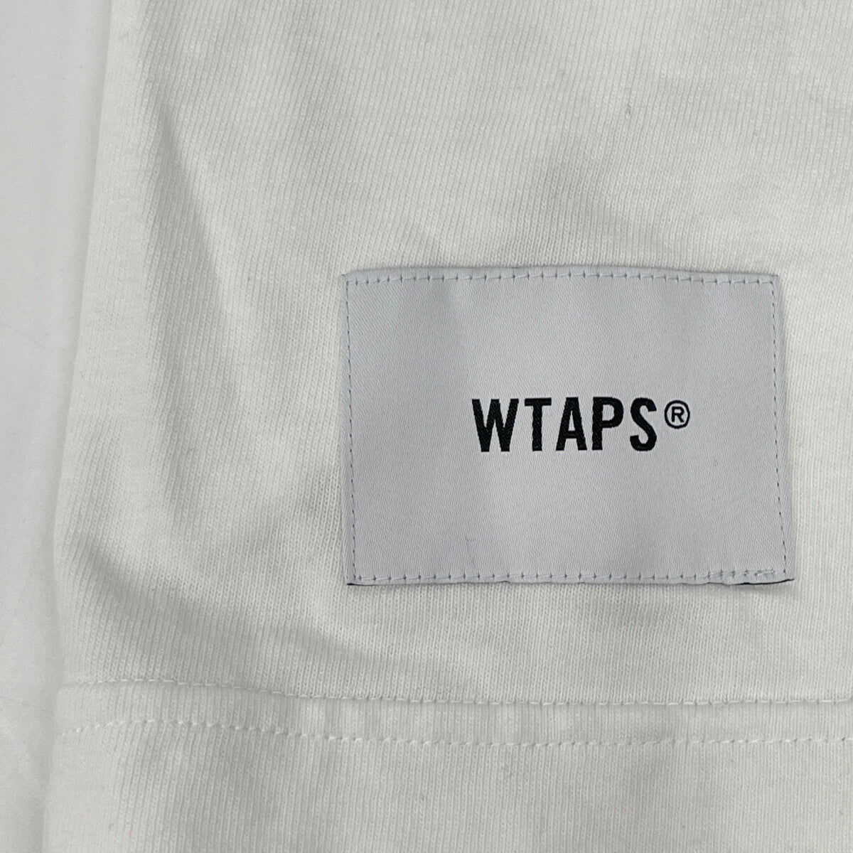 WTAPS ダブルタップス 241ATDT-CSM21 ﾎﾜｲﾄ ﾛｺﾞ 半袖Tｼｬﾂ トップス X3