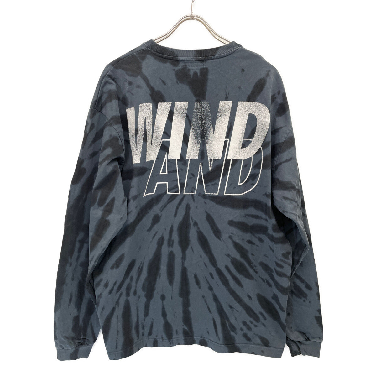 WIND AND SEA ウィンダンシー WDS-0-SEA-23-03-CS-02 ﾈｲﾋﾞｰ 総柄ｺｯﾄﾝ 長袖Tｼｬﾂ トップス XL