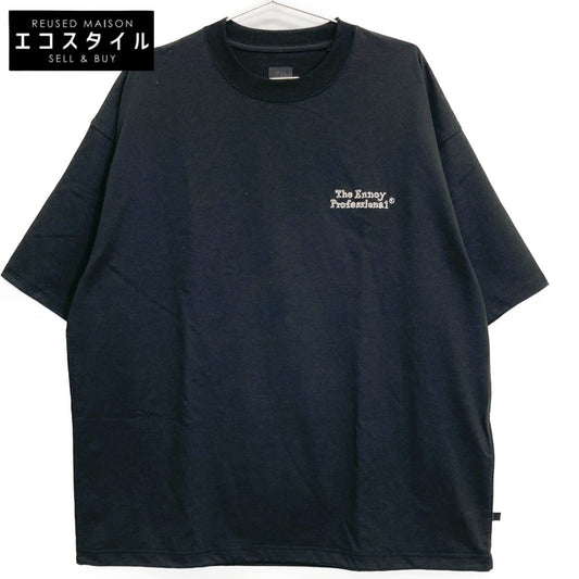 DAIWA PIER39 ダイワピア39 ×ｴﾝﾉｲ ×ｽﾀｲﾘｽﾄ私物 ﾌﾞﾗｯｸ ﾄﾞﾛｰｽﾄﾘﾝｸﾞ Tｼｬﾂ トップス L