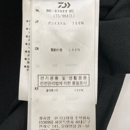 DAIWA PIER39 ダイワピア39 ×ｴﾝﾉｲ ×ｽﾀｲﾘｽﾄ私物 ﾌﾞﾗｯｸ ﾄﾞﾛｰｽﾄﾘﾝｸﾞ Tｼｬﾂ トップス L