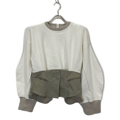 UN3D アンスリード ﾍﾞｰｼﾞｭ ｺﾙｾｯﾄﾃﾞｨﾃｰﾙﾄｯﾌﾟ トップス 36