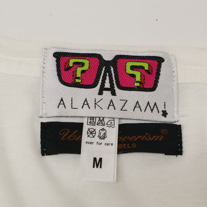 UNDERCOVER アンダーカバー ×ALAKAZAM! ﾎﾜｲﾄ ｽﾊﾟｲﾀﾞｰﾌﾟﾘﾝﾄ Tｼｬﾂ トップス M