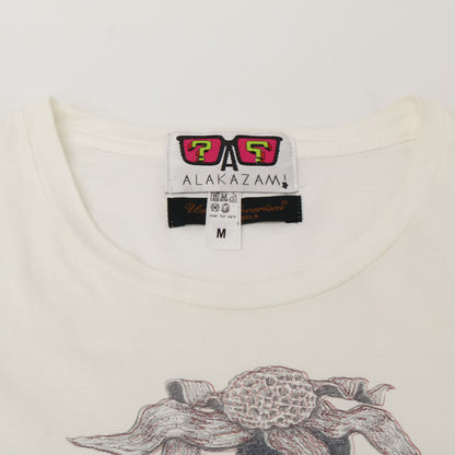 UNDERCOVER アンダーカバー ×ALAKAZAM! ﾎﾜｲﾄ ｽﾊﾟｲﾀﾞｰﾌﾟﾘﾝﾄ Tｼｬﾂ トップス M
