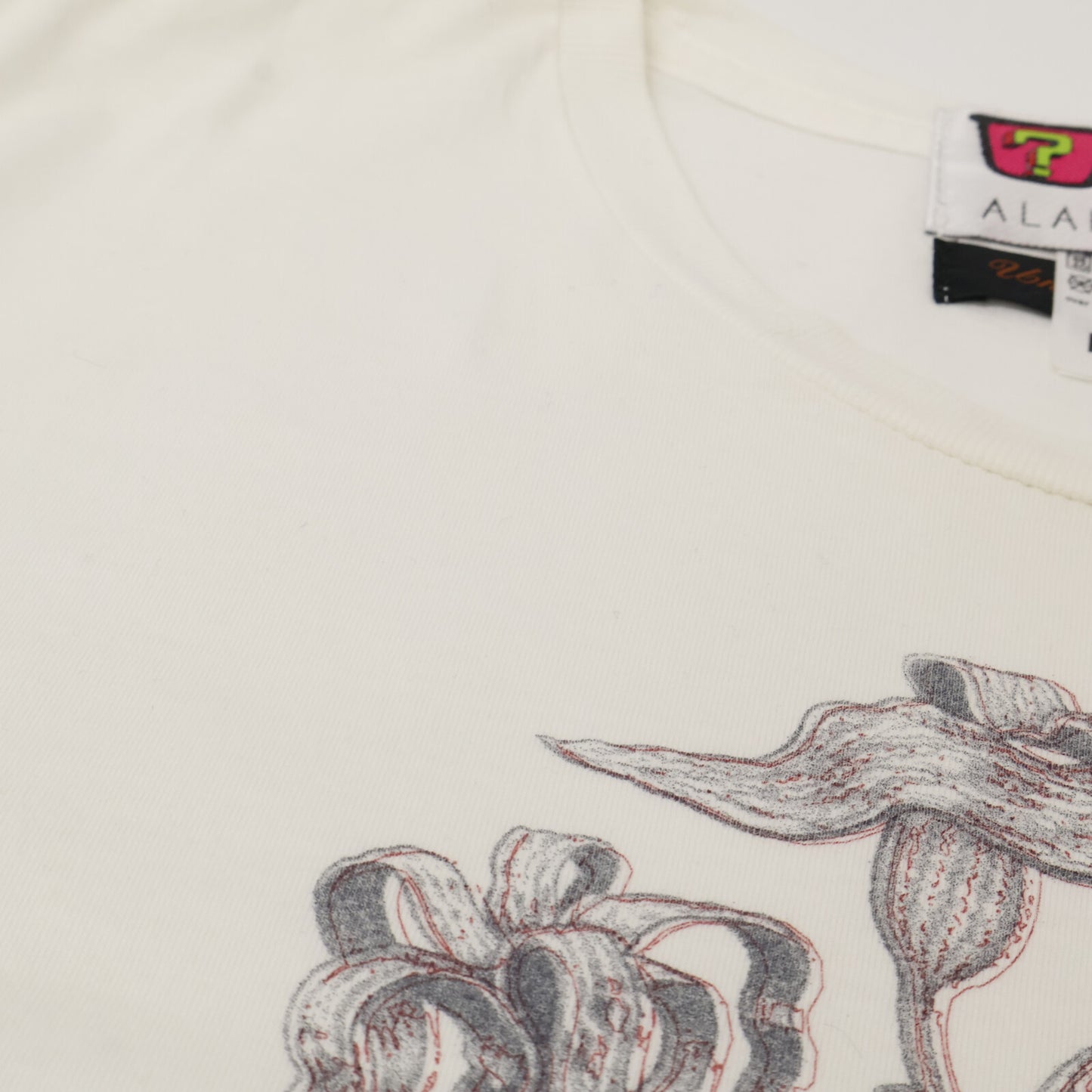 UNDERCOVER アンダーカバー ×ALAKAZAM! ﾎﾜｲﾄ ｽﾊﾟｲﾀﾞｰﾌﾟﾘﾝﾄ Tｼｬﾂ トップス M