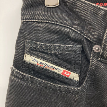 DIESEL ディーゼル 2001 D-MACRO ﾌﾞﾗｯｸ ﾙｰｽﾞ ｽﾄﾚｰﾄﾃﾞﾆﾑﾊﾟﾝﾂ ボトムス 26