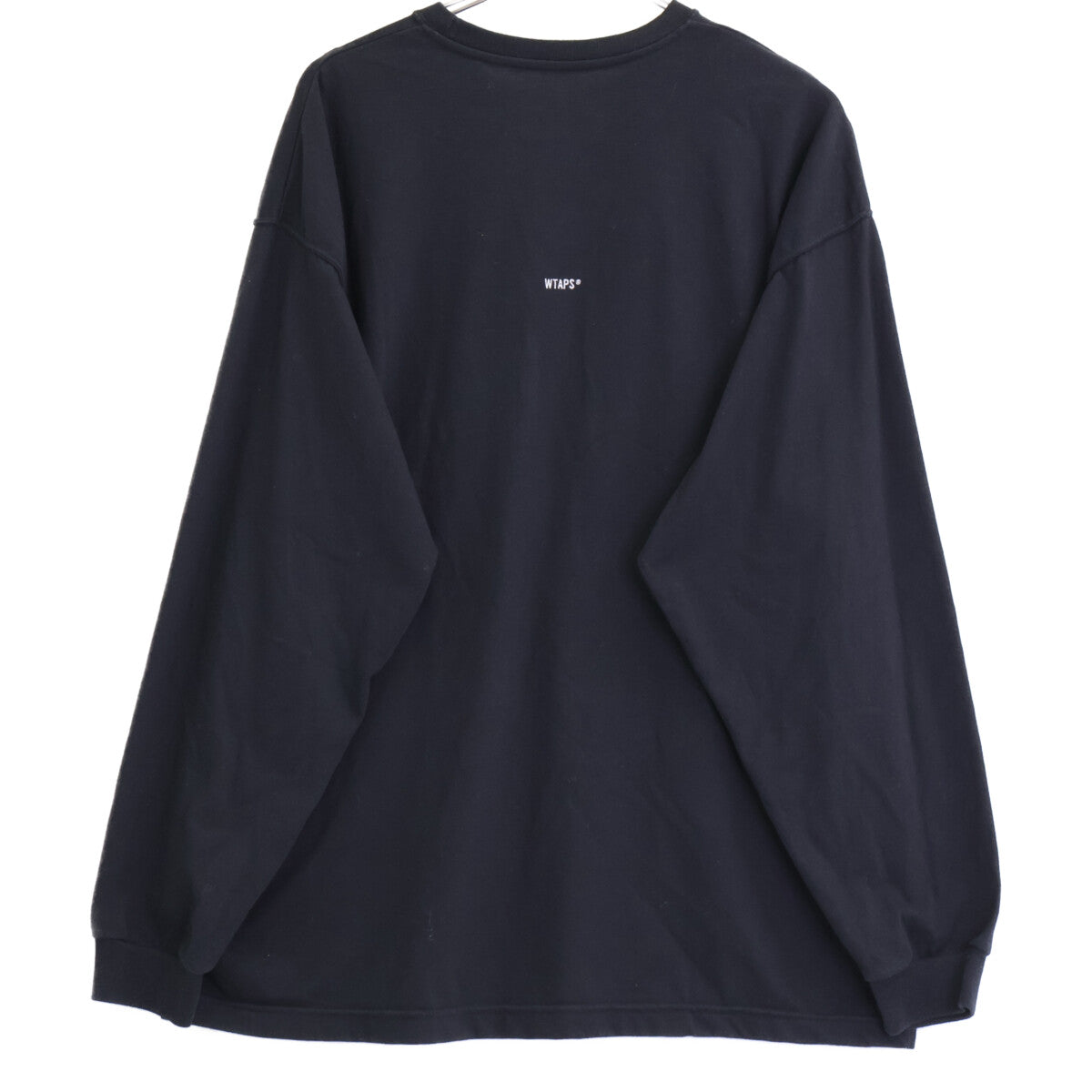 WTAPS ダブルタップス 231ATDT ﾌﾞﾗｯｸ ﾛｺﾞ 長袖Tｼｬﾂ トップス X03