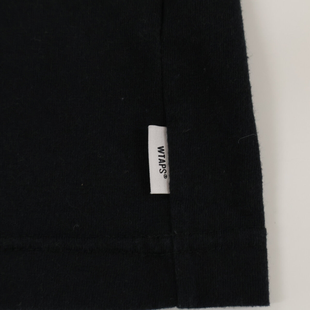 WTAPS ダブルタップス 231ATDT ﾌﾞﾗｯｸ ﾛｺﾞ 長袖Tｼｬﾂ トップス X03