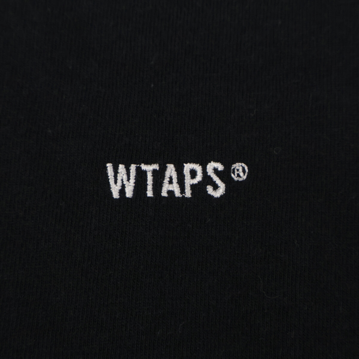 WTAPS ダブルタップス 231ATDT ﾌﾞﾗｯｸ ﾛｺﾞ 長袖Tｼｬﾂ トップス X03
