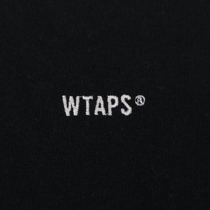 WTAPS ダブルタップス 231ATDT ﾌﾞﾗｯｸ ﾛｺﾞ 長袖Tｼｬﾂ トップス X03