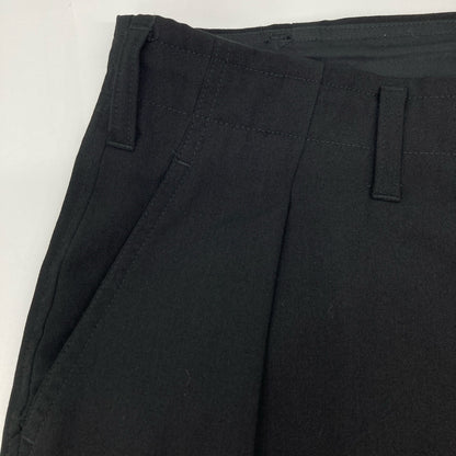 Yohji Yamamoto POUR HOMME ヨウジヤマモトプールオム 19AW ﾌﾞﾗｯｸ 前裾ﾚｰｽｱｯﾌﾟ ﾊﾟﾝﾂ ボトムス 2