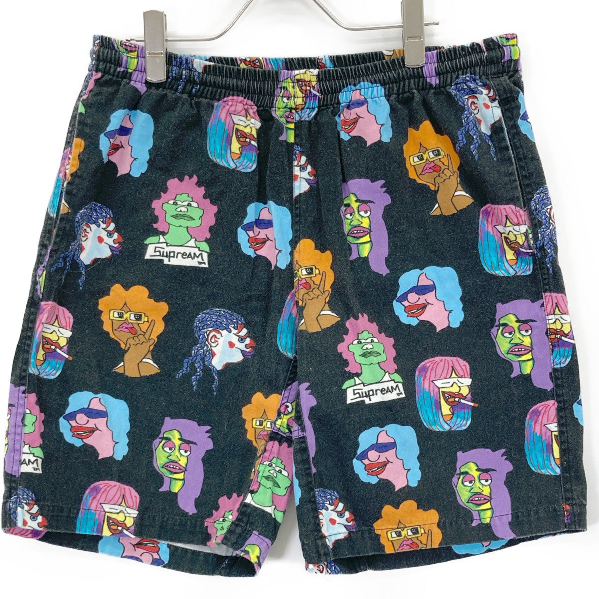 Supreme シュプリーム 17AW ﾌﾞﾗｯｸ Gonz Heads Short ボトムス M