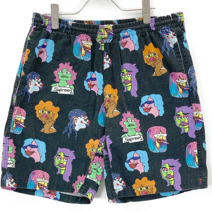 Supreme シュプリーム 17AW ﾌﾞﾗｯｸ Gonz Heads Short ボトムス M