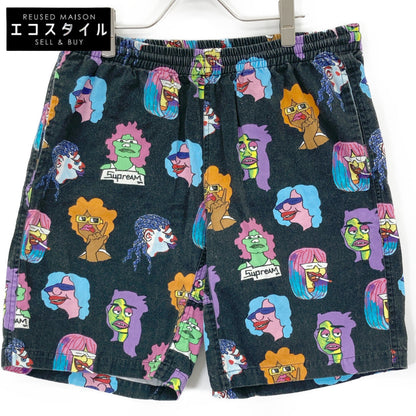 Supreme シュプリーム 17AW ﾌﾞﾗｯｸ Gonz Heads Short ボトムス M