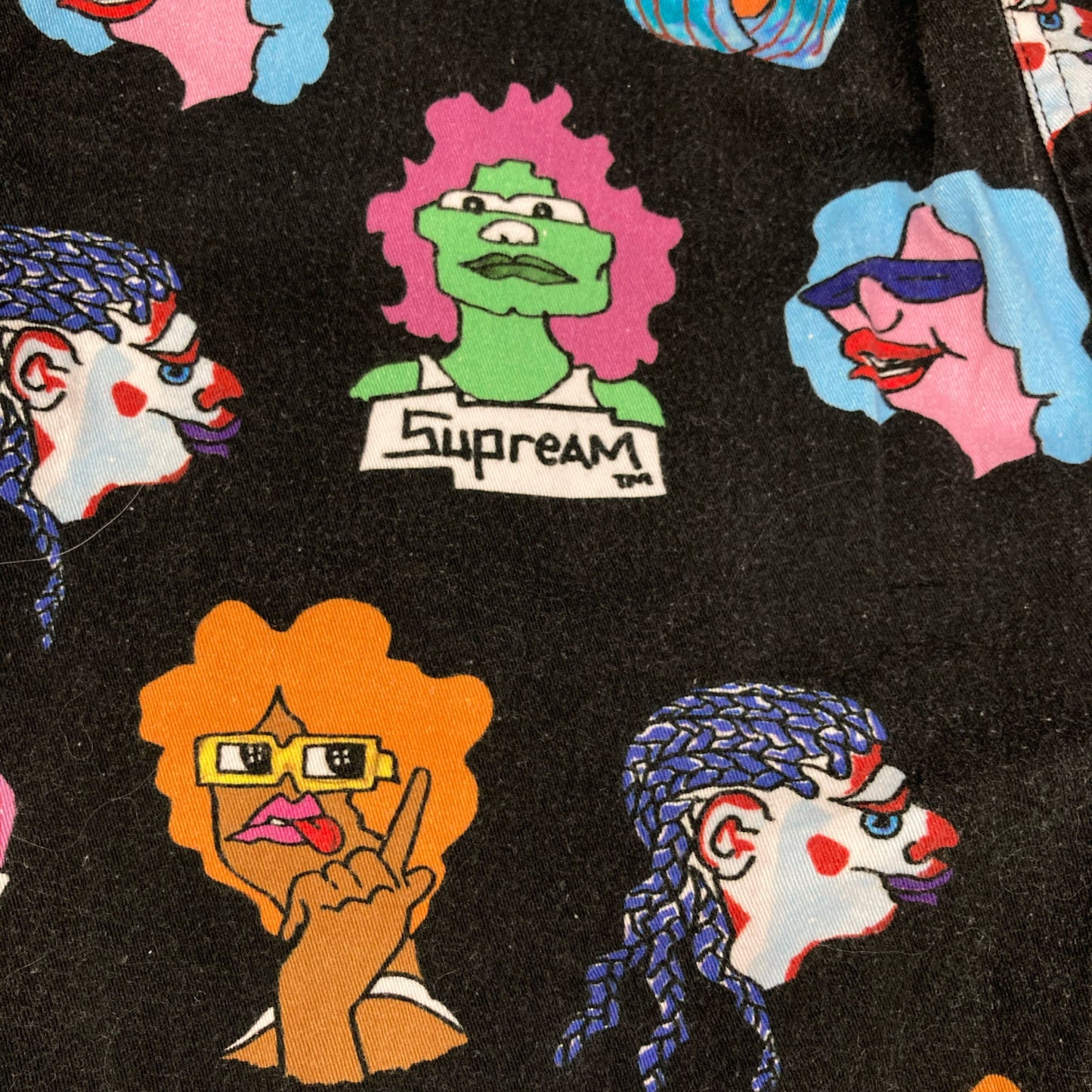 Supreme シュプリーム 17AW ﾌﾞﾗｯｸ Gonz Heads Short ボトムス M