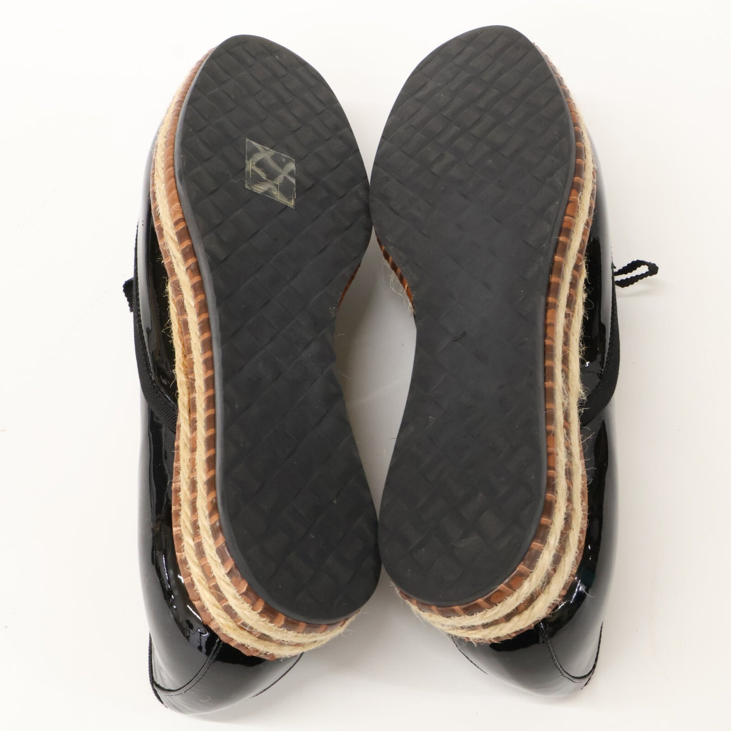 BOTTEGA VENETA ボッテガヴェネタ 【新品同様】420583 VAZF2 1000 パテント エスパドリーユ ローファー シューズ 36