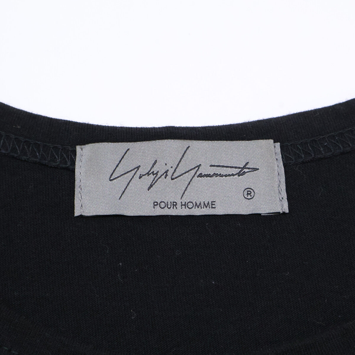 Yohji Yamamoto POUR HOMME ヨウジヤマモトプールオム 22AW HE-T78-998 ﾌﾞﾗｯｸ ﾌﾟﾘﾝﾄ ｶｯﾄｿｰ トップス 3