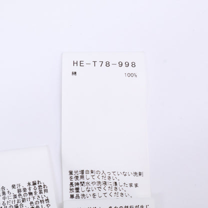 Yohji Yamamoto POUR HOMME ヨウジヤマモトプールオム 22AW HE-T78-998 ﾌﾞﾗｯｸ ﾌﾟﾘﾝﾄ ｶｯﾄｿｰ トップス 3