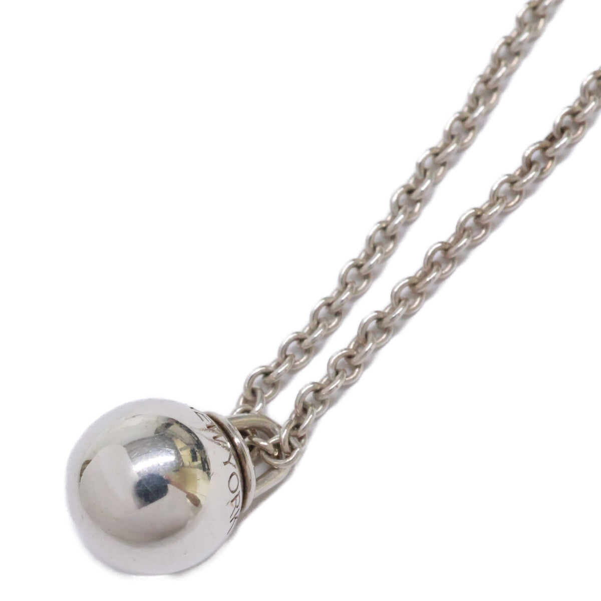 TIFFANY&Co. ティファニー 【美品】AG925 ハードウェア ボールペンダント ネックレス