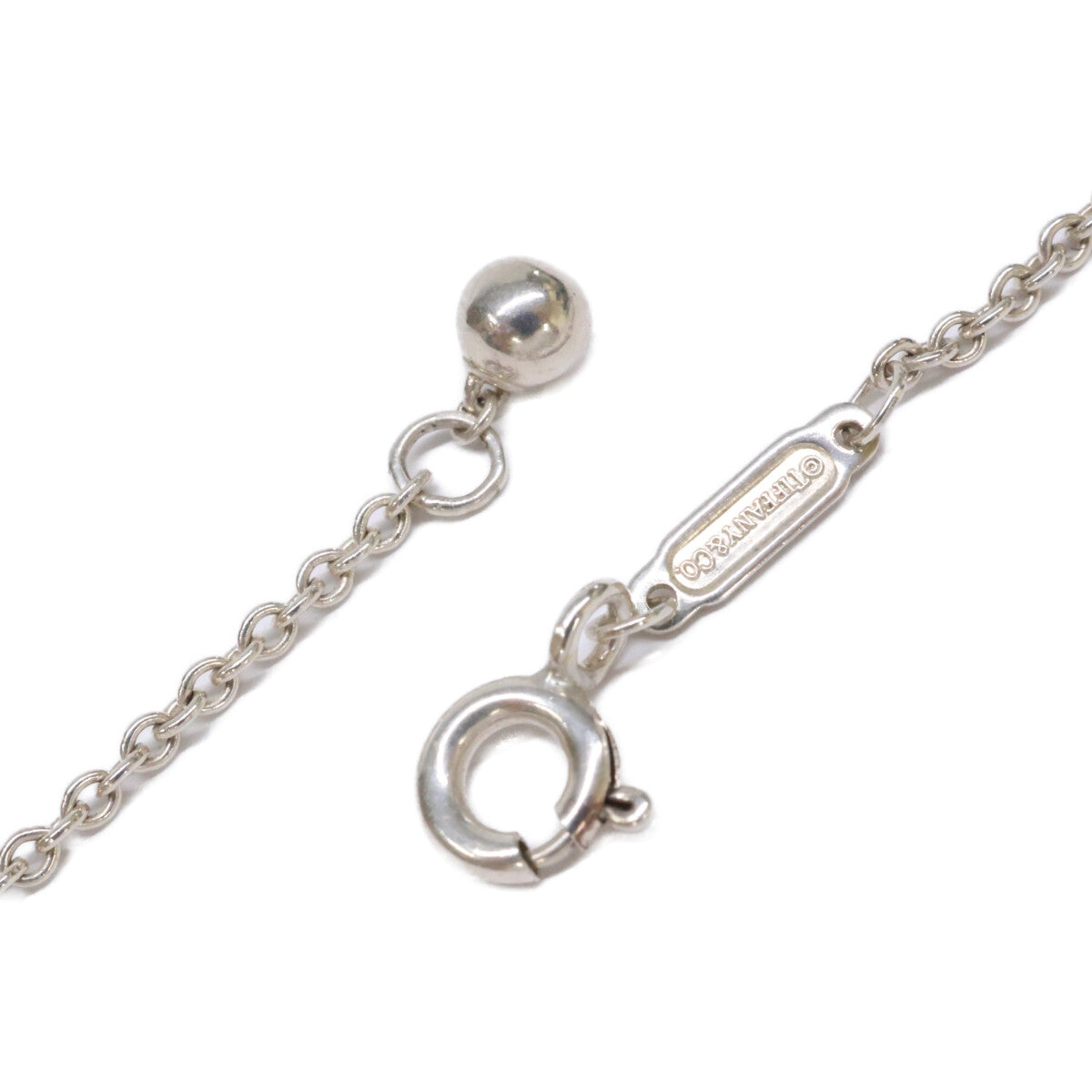 TIFFANY&Co. ティファニー 【美品】AG925 ハードウェア ボールペンダント ネックレス