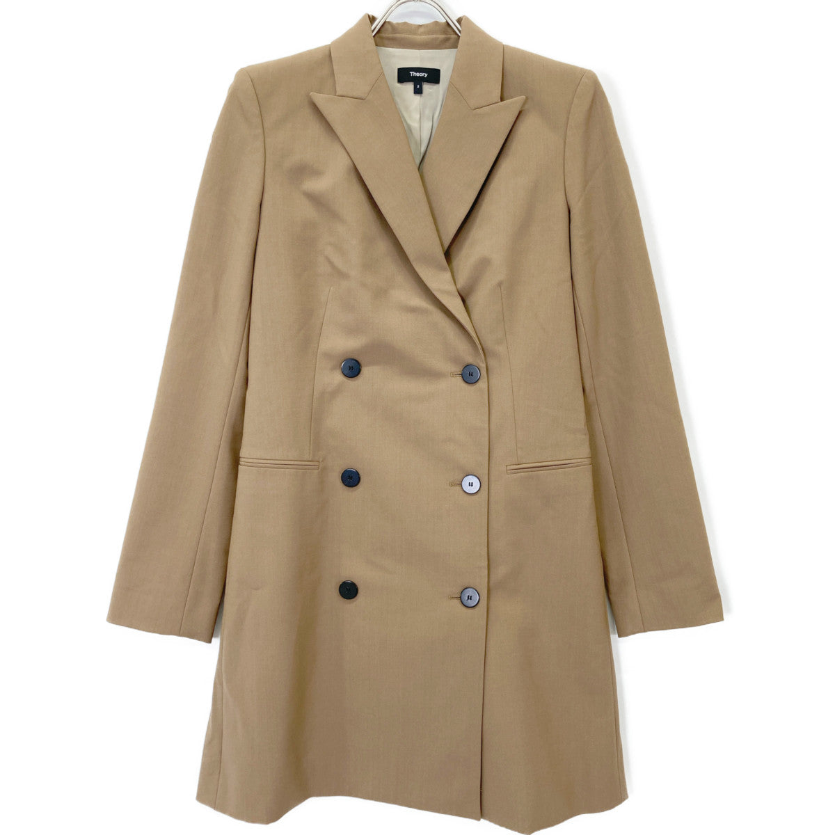 Theory セオリー 01-2305204 ﾌﾞﾗｳﾝ ﾄﾚｰｻﾌﾞﾙ ｳｰﾙ ﾌﾞﾚｻﾞｰ ジャケット 2