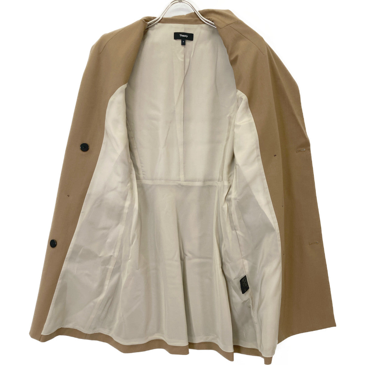 Theory セオリー 01-2305204 ﾌﾞﾗｳﾝ ﾄﾚｰｻﾌﾞﾙ ｳｰﾙ ﾌﾞﾚｻﾞｰ ジャケット 2