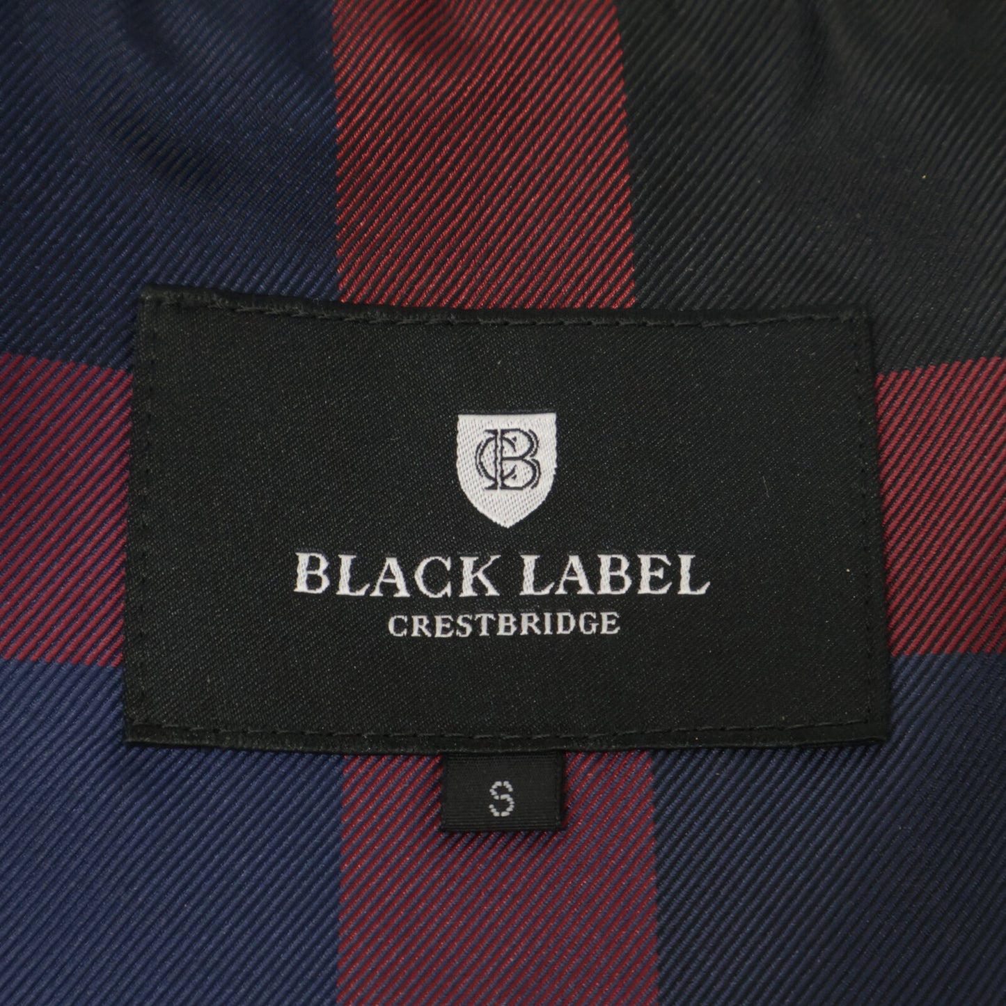 BLACK LABEL CRESTBRIDGE ブラックレーベルクレストブリッジ ﾎﾜｲﾄ×ﾈｲﾋﾞｰ ｷﾞﾝｶﾞﾑﾁｪｯｸ ｼﾝｸﾞﾙｼﾞｬｹｯﾄ ジャケット S