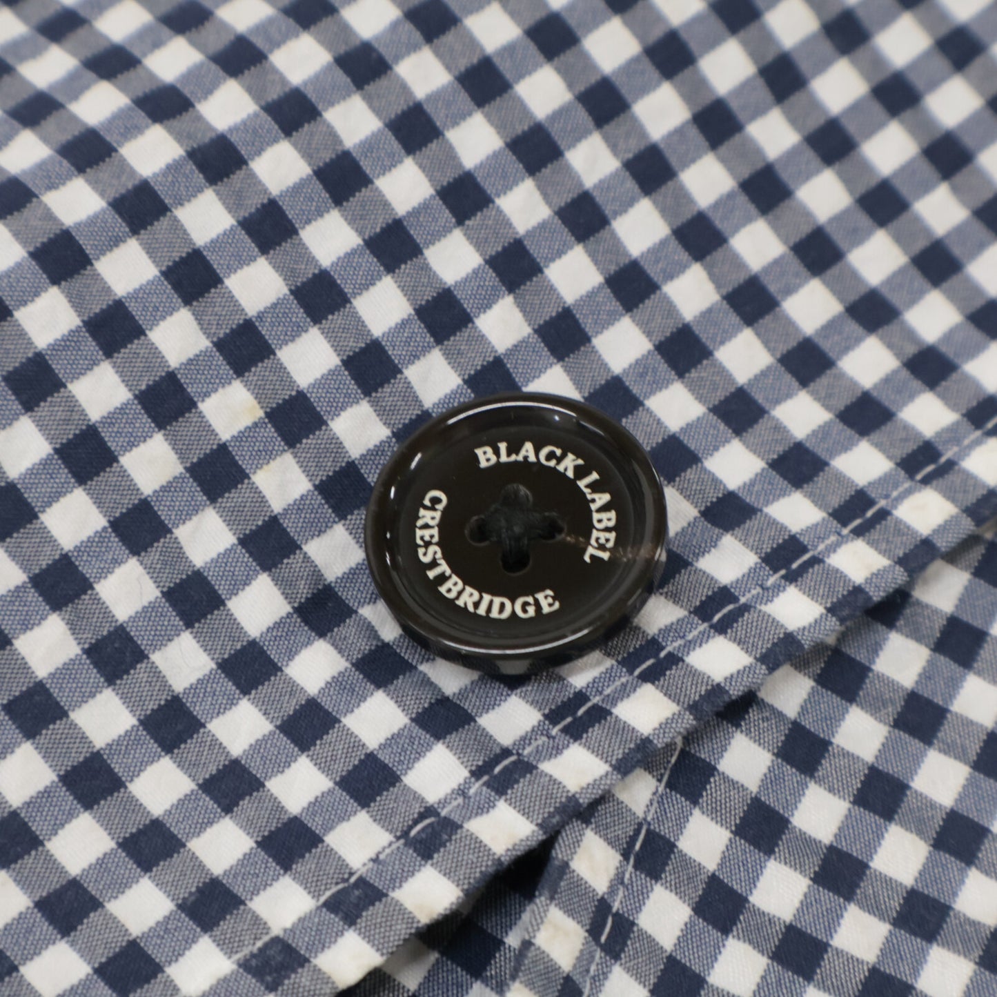 BLACK LABEL CRESTBRIDGE ブラックレーベルクレストブリッジ ﾎﾜｲﾄ×ﾈｲﾋﾞｰ ｷﾞﾝｶﾞﾑﾁｪｯｸ ｼﾝｸﾞﾙｼﾞｬｹｯﾄ ジャケット S