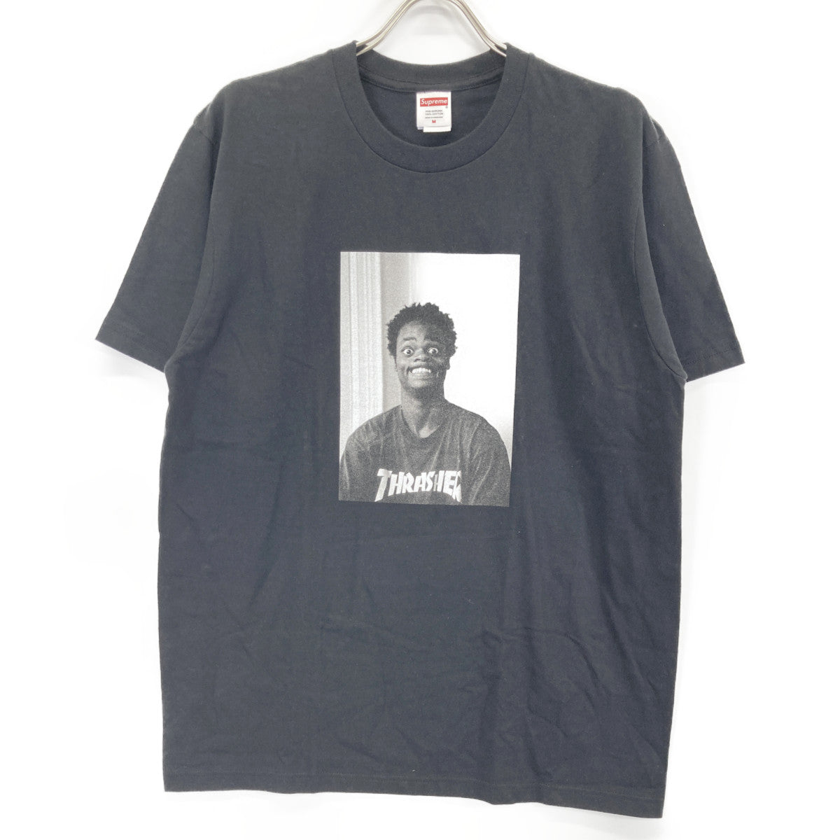 Supreme シュプリーム ×THRASHER ﾌﾞﾗｯｸ Harold Tee トップス M