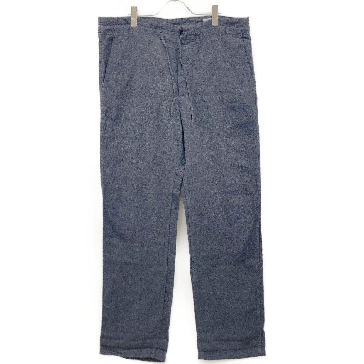 COMOLI コモリ 14S-03002 ﾈｲﾋﾞｰ ﾘﾈﾝ×ｼﾙｸ ﾊﾟﾝﾂ ボトムス 2