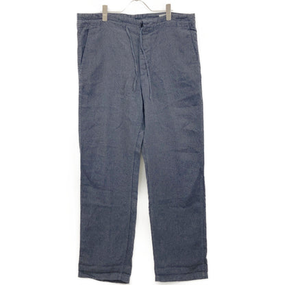 COMOLI コモリ 14S-03002 ﾈｲﾋﾞｰ ﾘﾈﾝ×ｼﾙｸ ﾊﾟﾝﾂ ボトムス 2