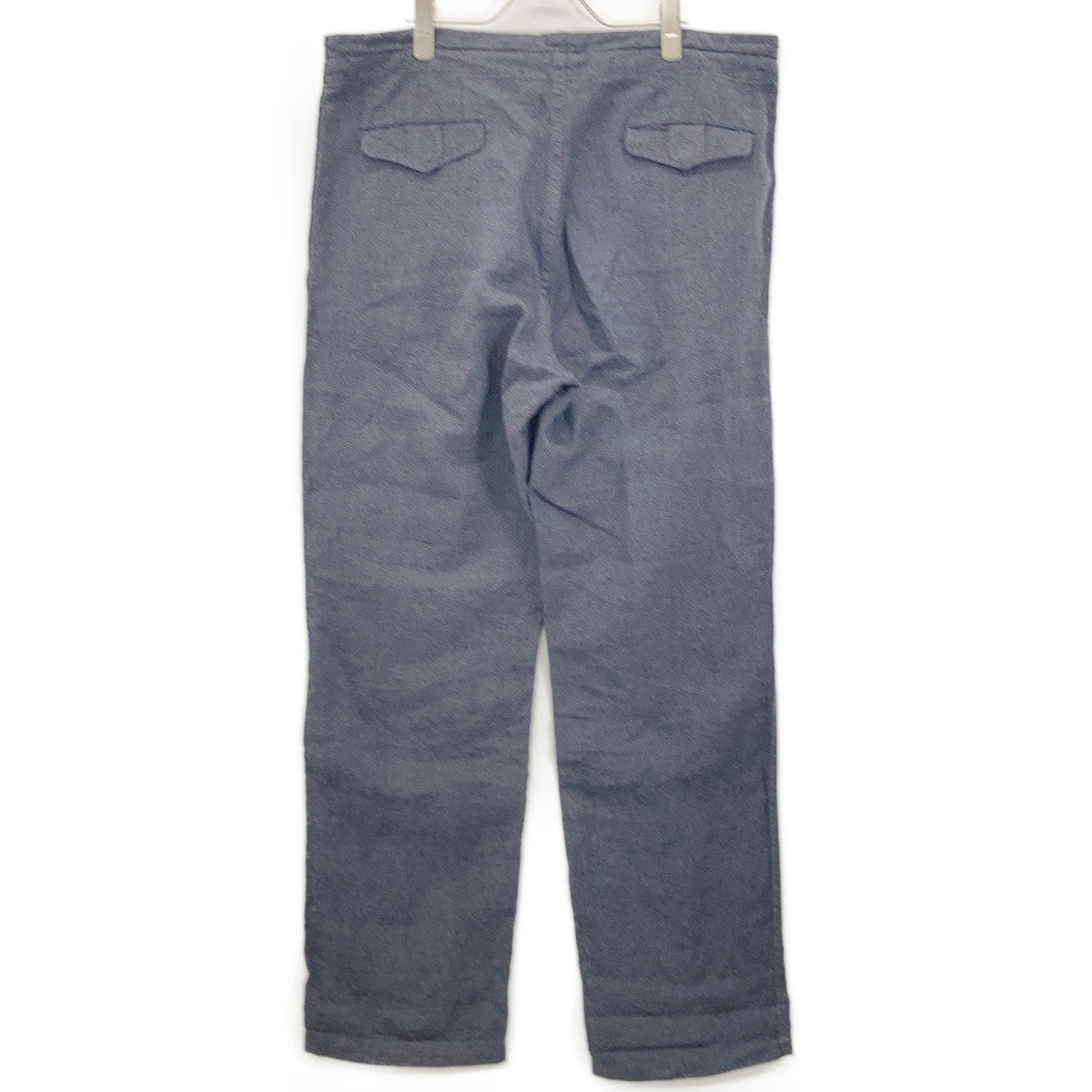 COMOLI コモリ 14S-03002 ﾈｲﾋﾞｰ ﾘﾈﾝ×ｼﾙｸ ﾊﾟﾝﾂ ボトムス 2