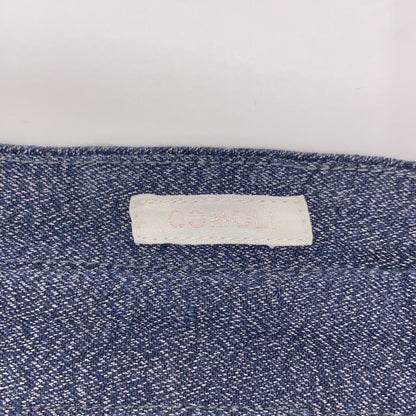 COMOLI コモリ 14S-03002 ﾈｲﾋﾞｰ ﾘﾈﾝ×ｼﾙｸ ﾊﾟﾝﾂ ボトムス 2