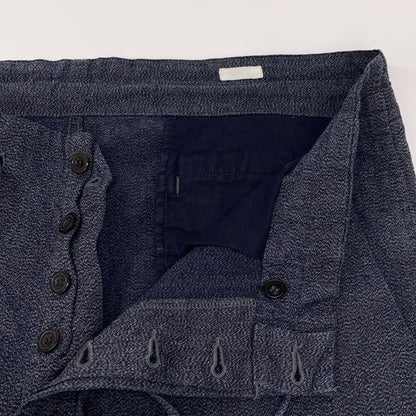 COMOLI コモリ 14S-03002 ﾈｲﾋﾞｰ ﾘﾈﾝ×ｼﾙｸ ﾊﾟﾝﾂ ボトムス 2