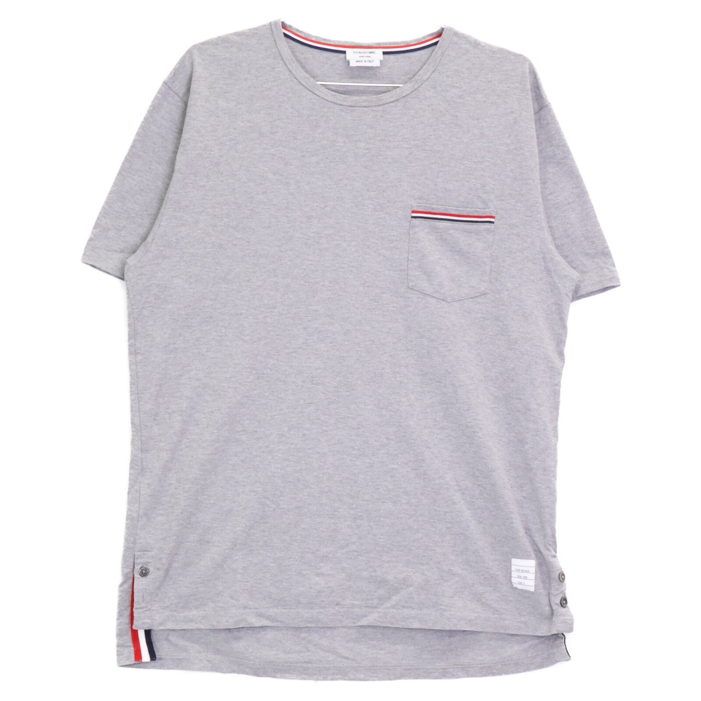 THOM BROWNE トムブラウン 【国内正規】MJS010A-01454055 RWB ポケット 半袖Tシャツ/ トップス 4