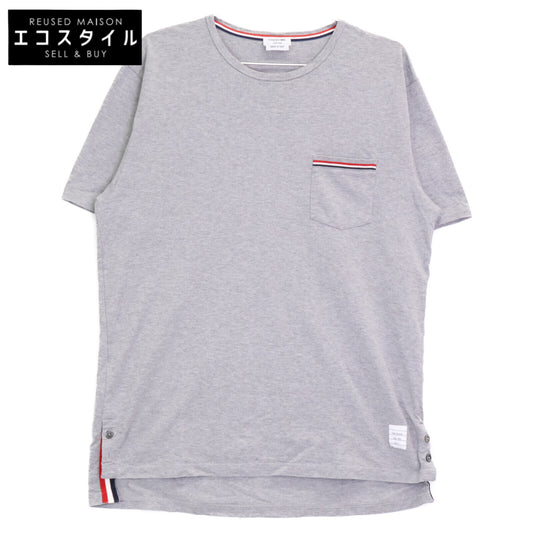 THOM BROWNE トムブラウン 【国内正規】MJS010A-01454055 RWB ポケット 半袖Tシャツ/ トップス 4