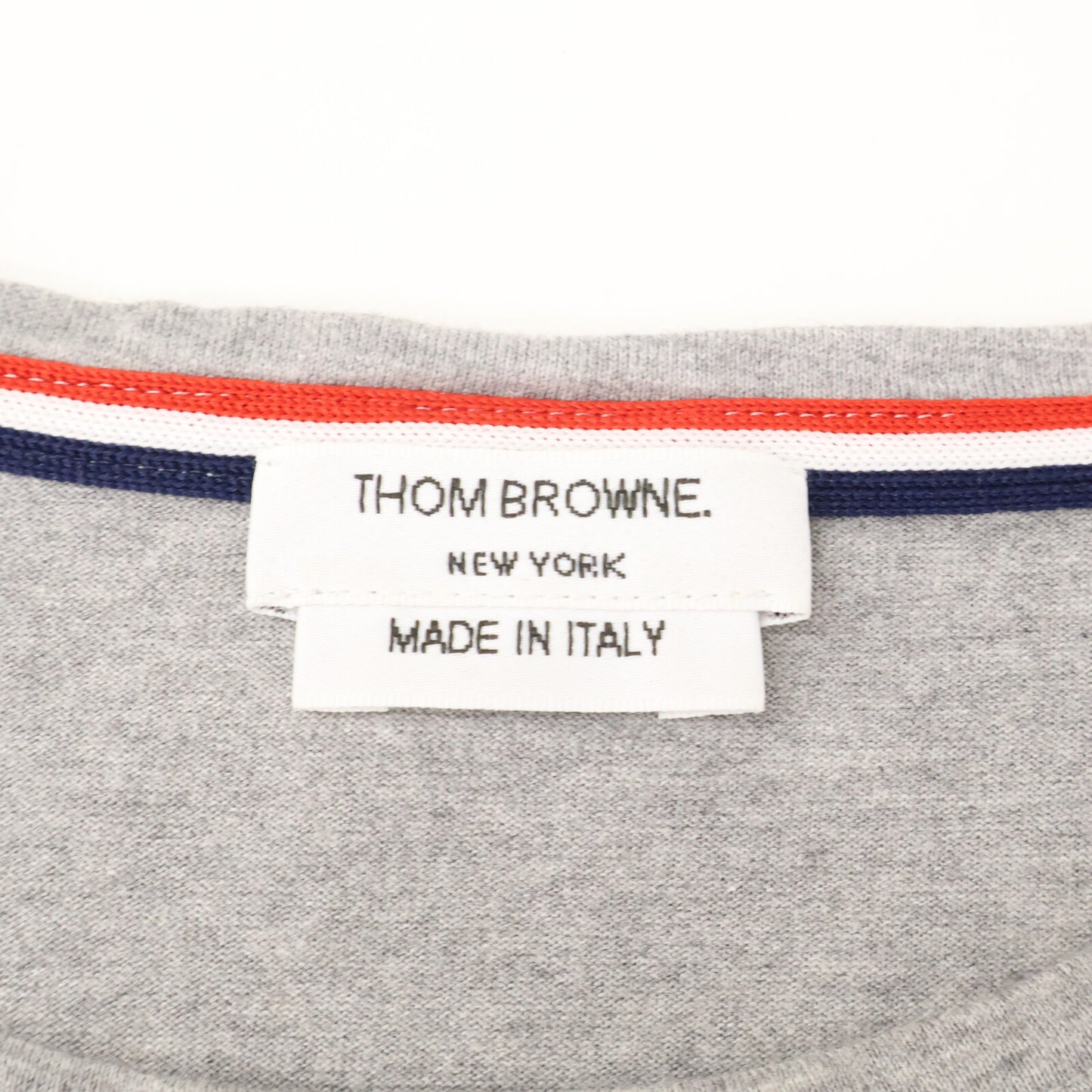 THOM BROWNE トムブラウン 【国内正規】MJS010A-01454055 RWB ポケット 半袖Tシャツ/ トップス 4