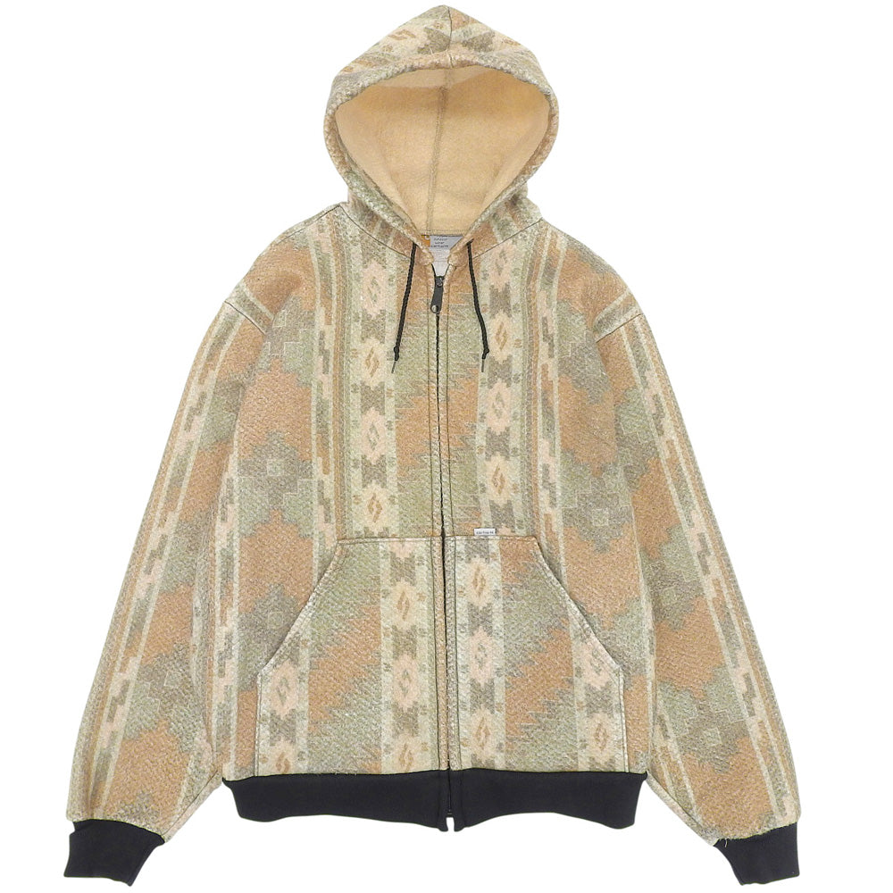 Carhartt カーハート ネイティブ柄 パーカー メンズ グリーン系 40 90's ジャケット 40