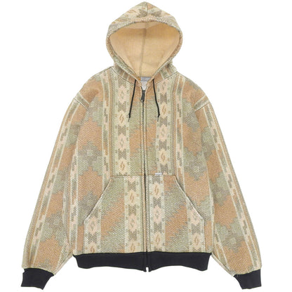 Carhartt カーハート ネイティブ柄 パーカー メンズ グリーン系 40 90's ジャケット 40