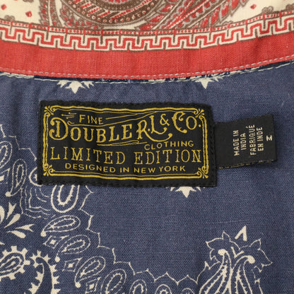 RRL ダブルアールエル ﾏﾙﾁｶﾗｰ ﾘﾐﾃｯﾄﾞｴﾃﾞｨｼｮﾝ 総柄 ﾊﾟｯﾁﾜｰｸｼｬﾂ トップス M