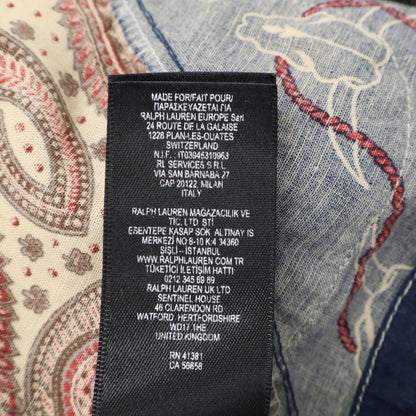 RRL ダブルアールエル ﾏﾙﾁｶﾗｰ ﾘﾐﾃｯﾄﾞｴﾃﾞｨｼｮﾝ 総柄 ﾊﾟｯﾁﾜｰｸｼｬﾂ トップス M